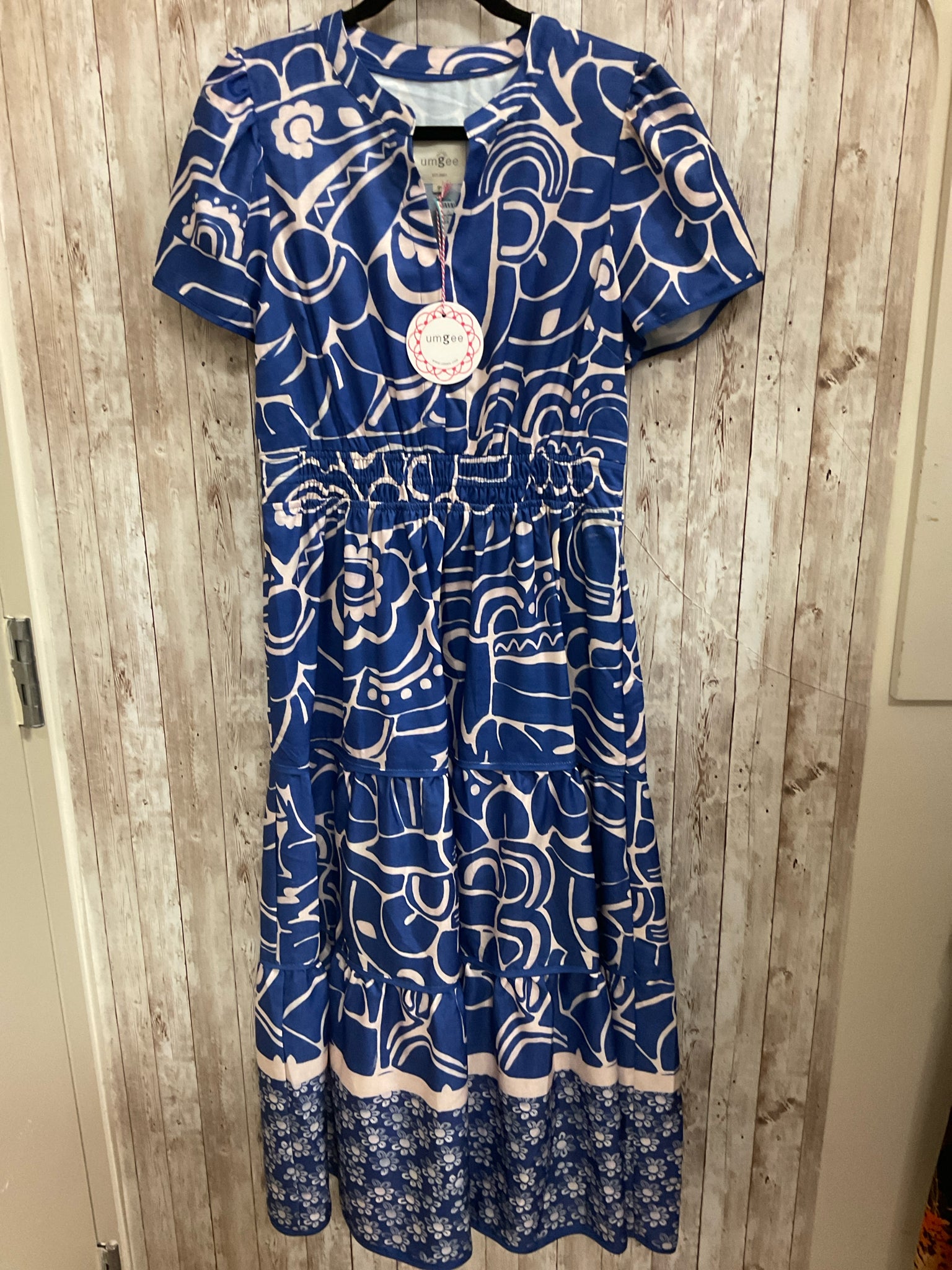 Size S UMGEE Blue Print Dress