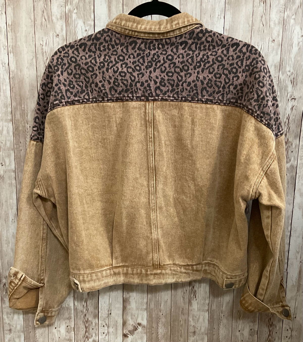 Size S HYFVE TAN AND ANIMAL Jacket