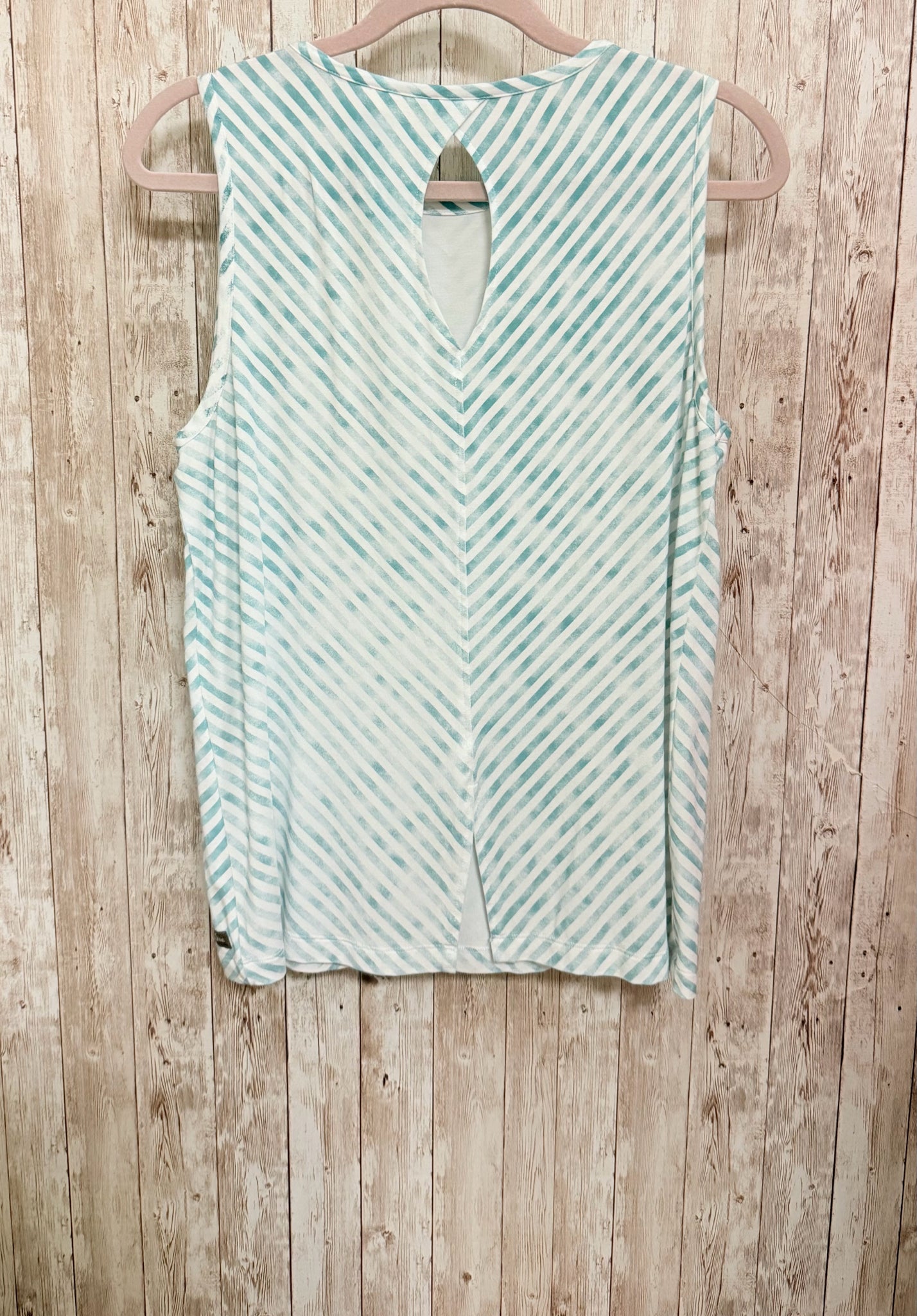 Size L MATILDA JANE TEAL AND WHITE Top