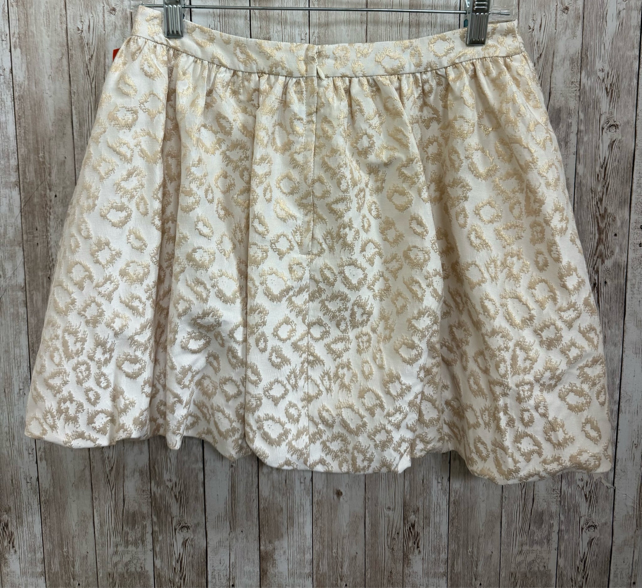 LILLY PULITZER Size 4 CREAM AND GOLD Skirt