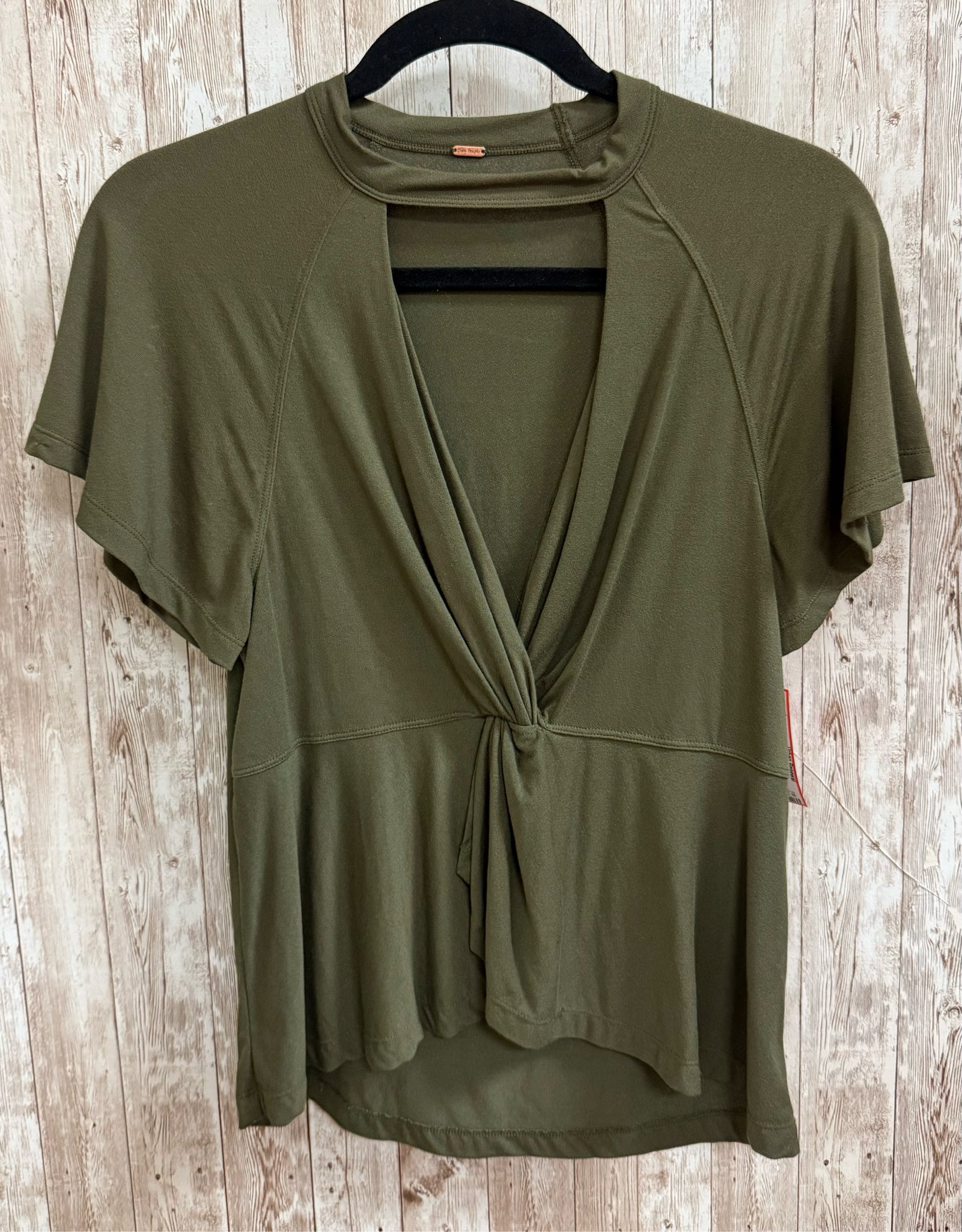 Size M FREE PEOPLE Olive Top