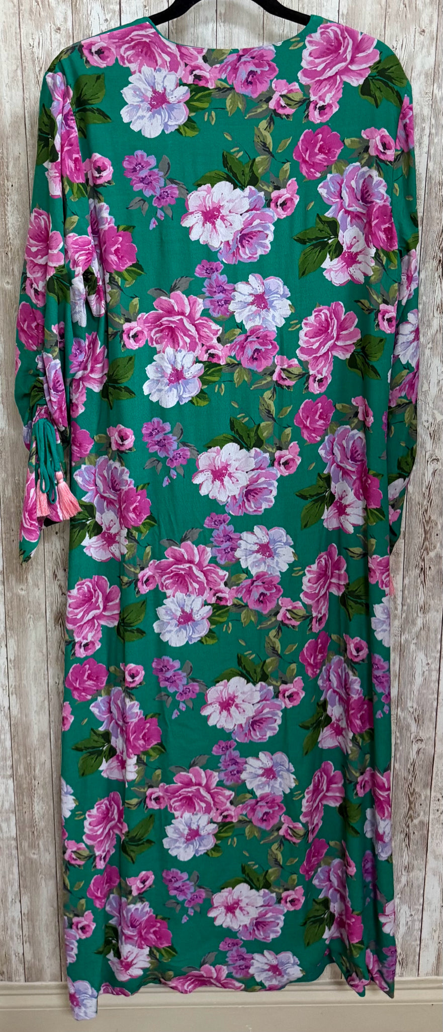 Size One Size LOVERS + FRIENDS GREEN AND PINK Duster