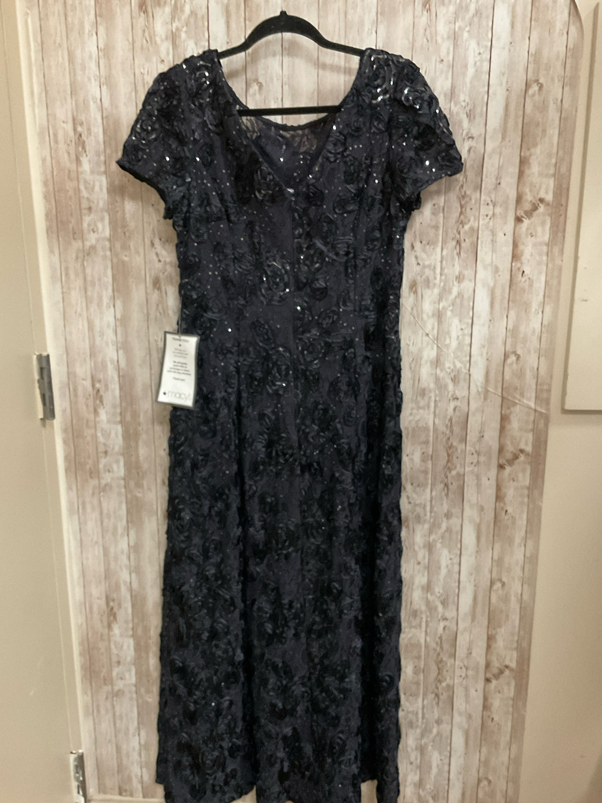 Size 11 ALEX EVENINGS Navy Dress