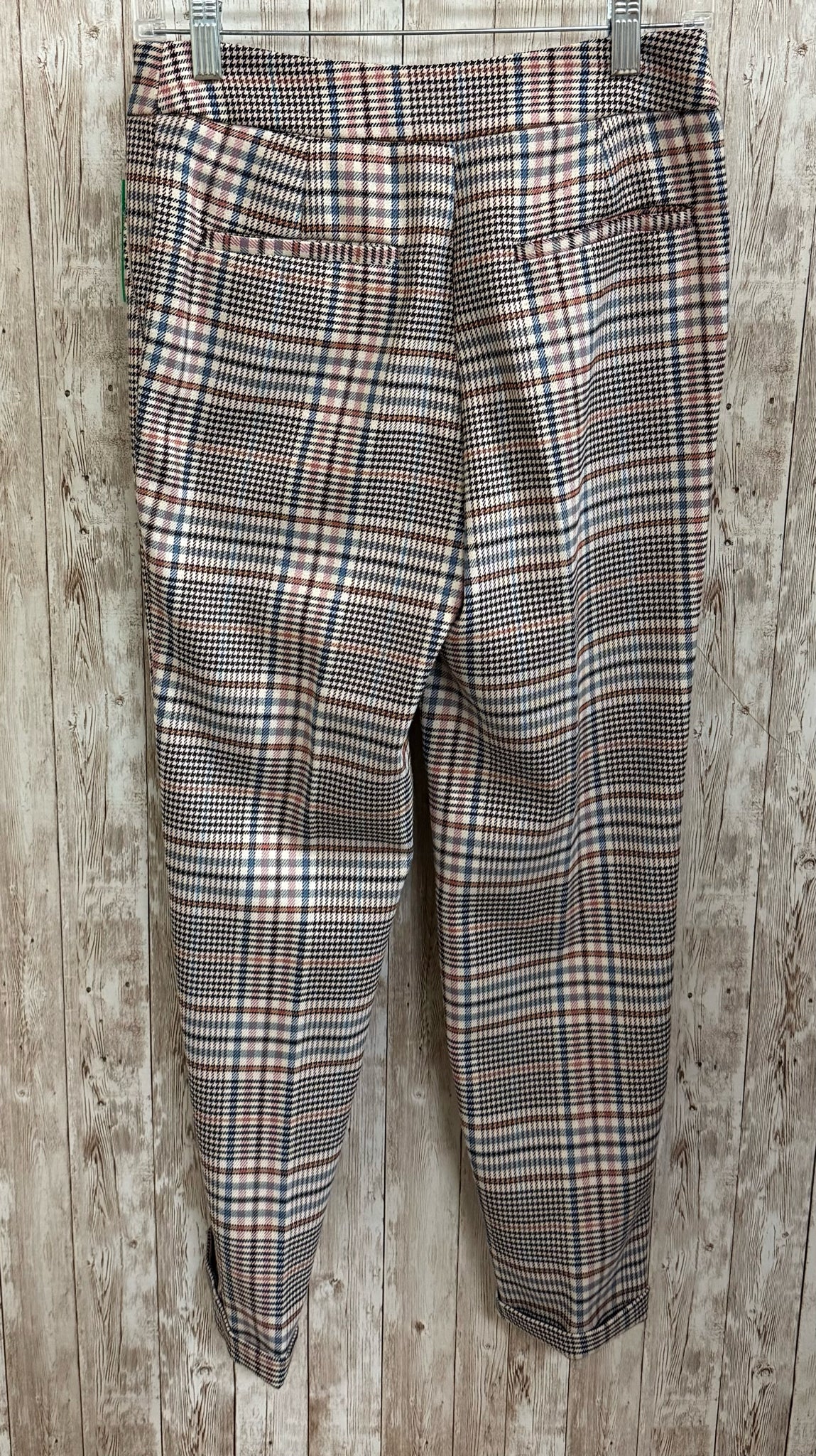 Size 4 ANTHROPOLOGIE MULTICOLOR PLAID Pants