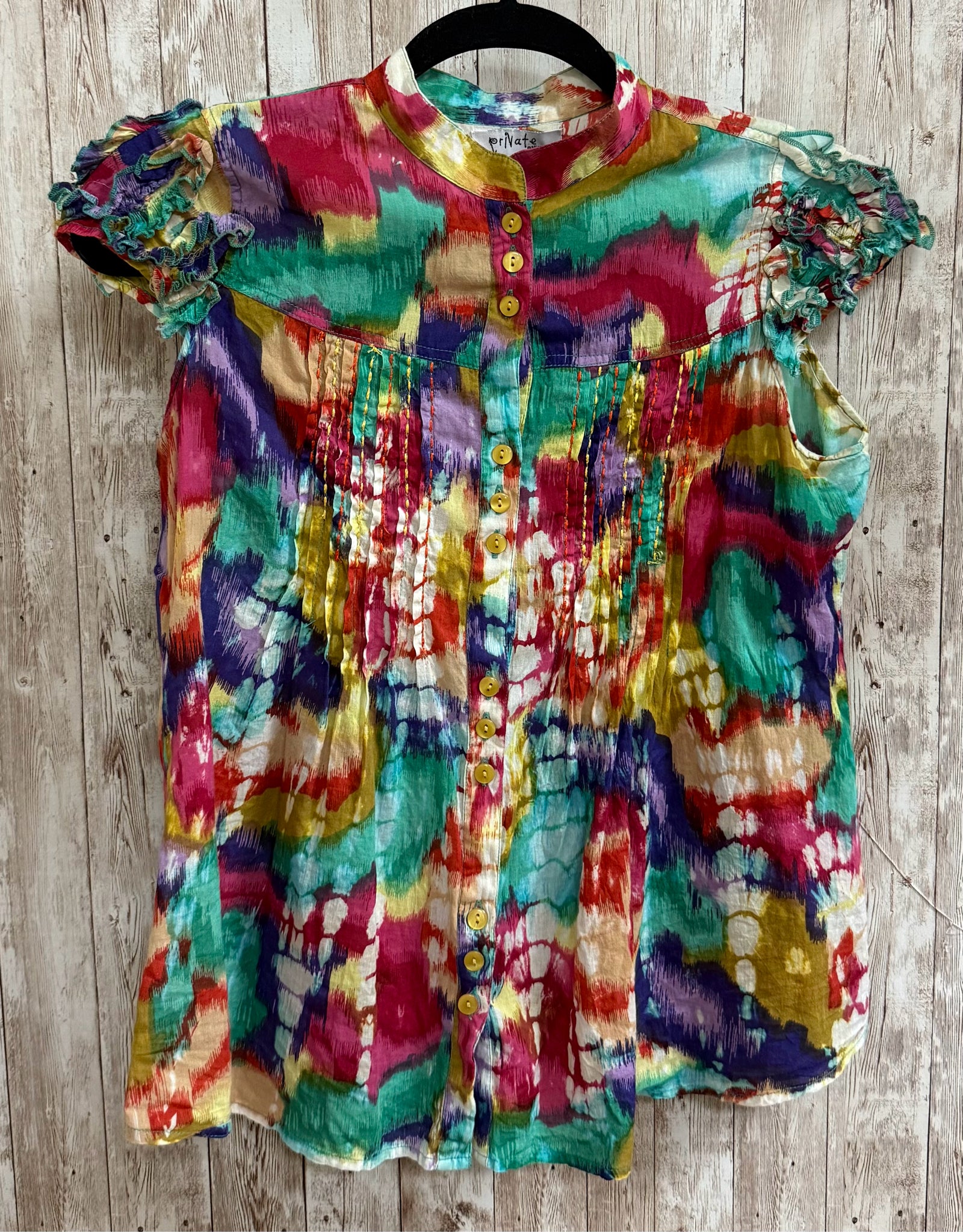 Size S PRIVATE GALLERY MULTI COLOR Top