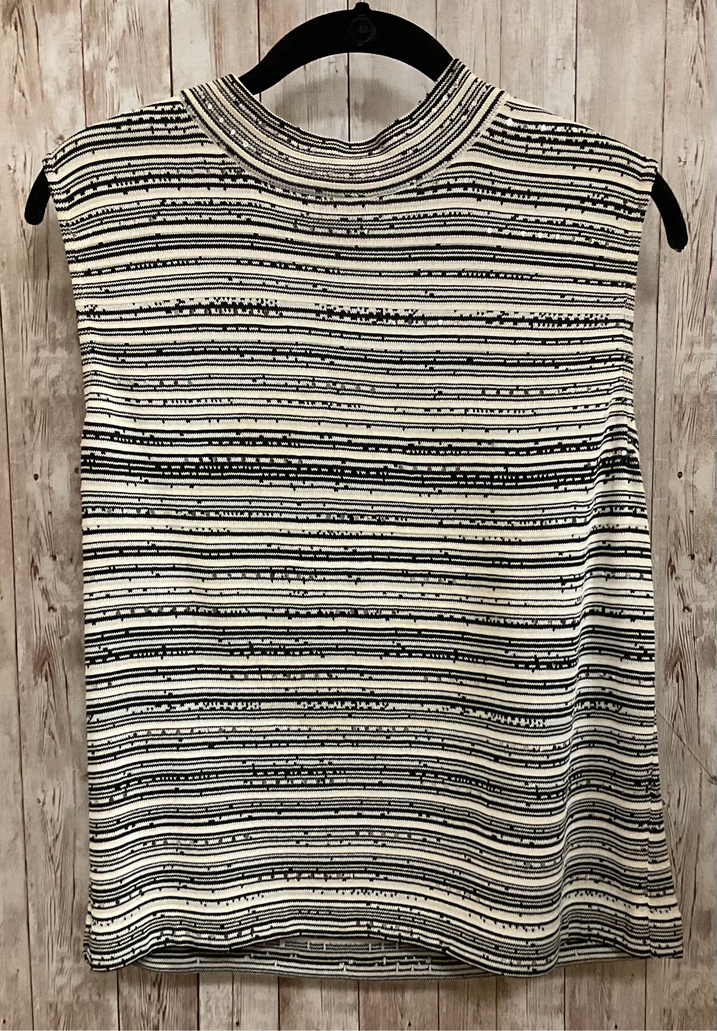 Size L ST.JOHN BEIGE AND BLACK Top