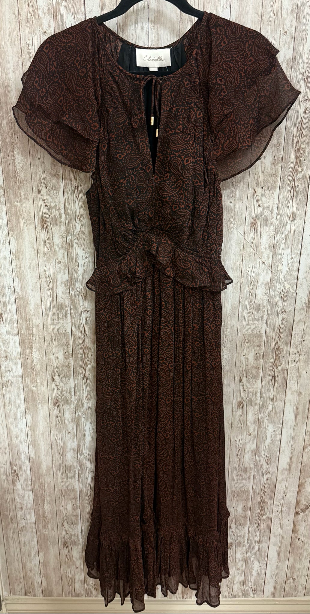 Size S CLEOBELLA BROWN AND BLACK Dress