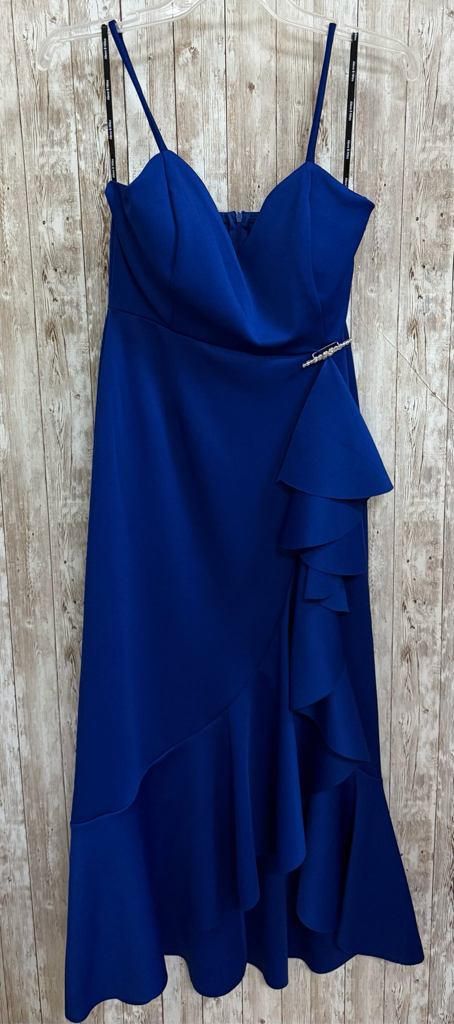 Size 4 ALEXA B Blue Dress