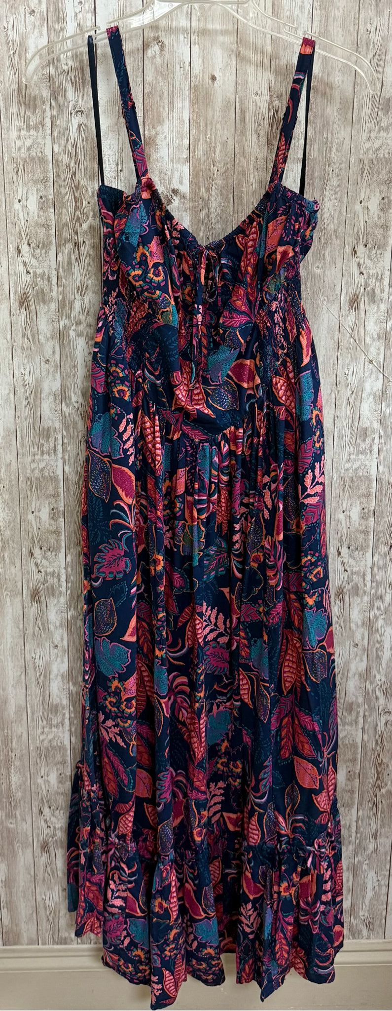 Size L TORRID NAVY AND PURPLE Dress