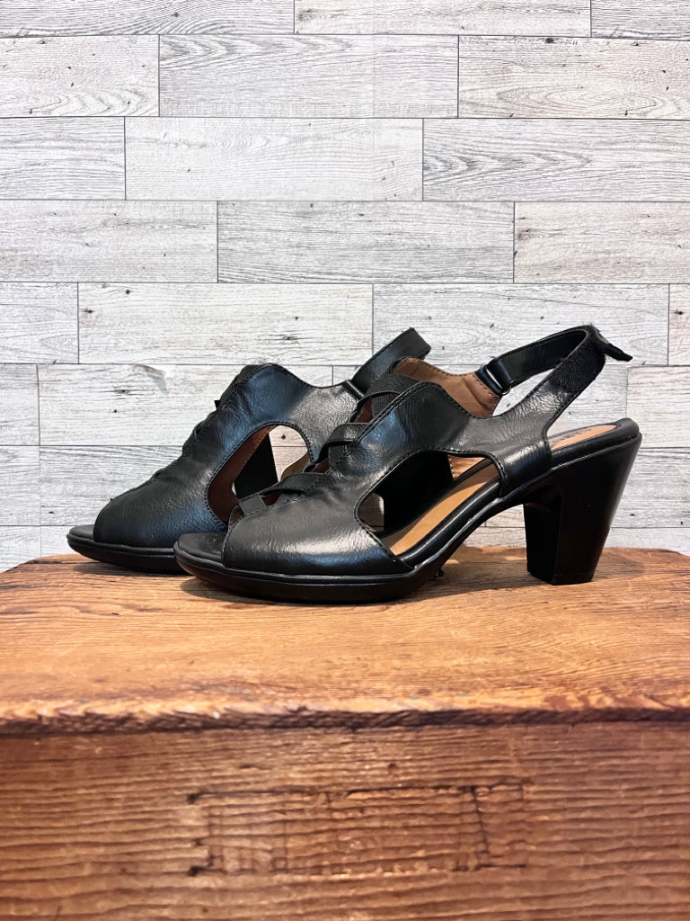EURO SOFT 8.5 Black Sandals