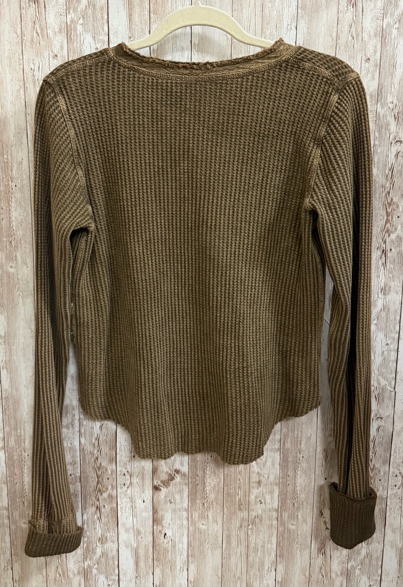 Size M FREE PEOPLE Olive Top