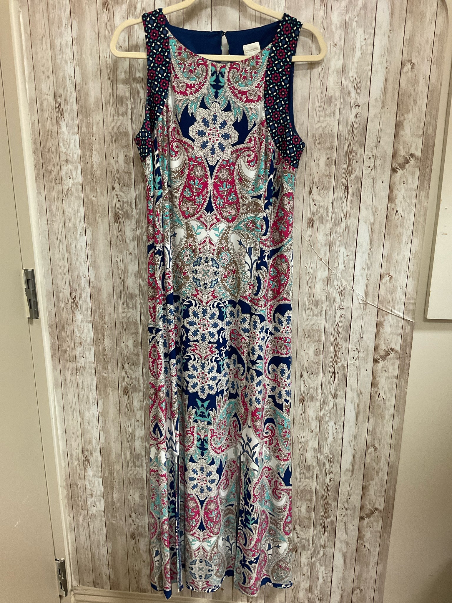Size M CHICO'S BEIGE MULTI Dress