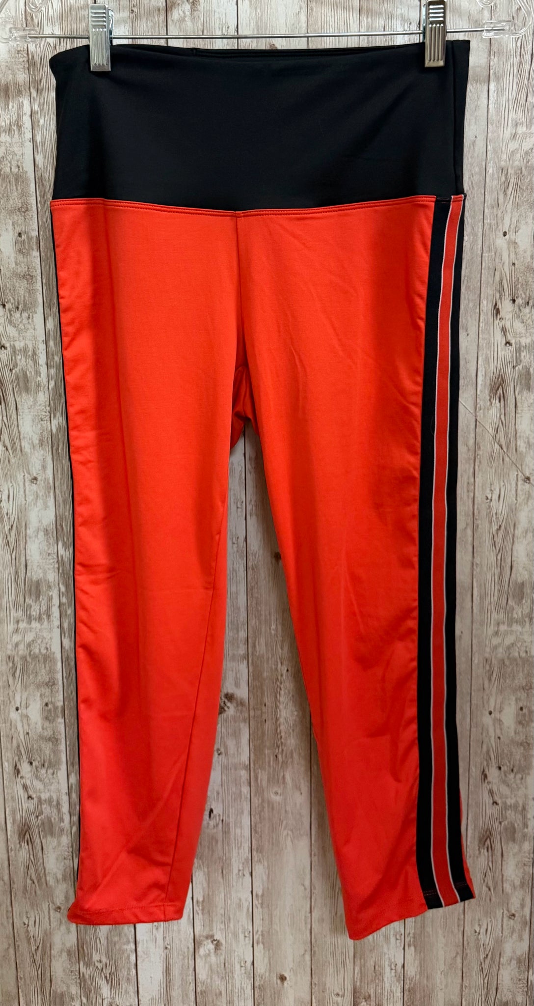 Size M RUBY RIBBON ORANGE AND BLACK 2 PC PANT SET