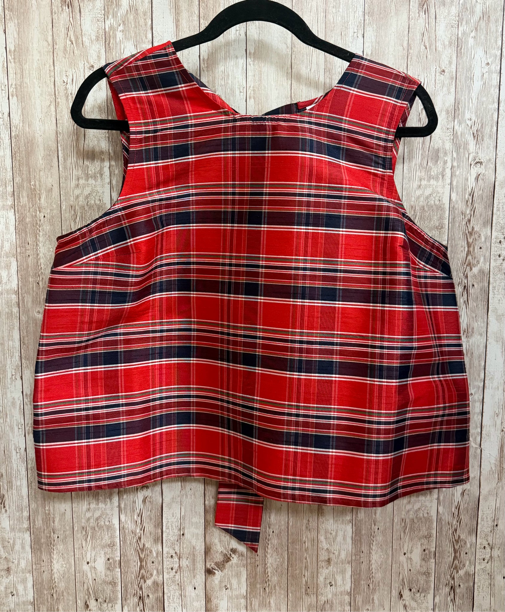 Size L CROWN&IVY Red Print Top