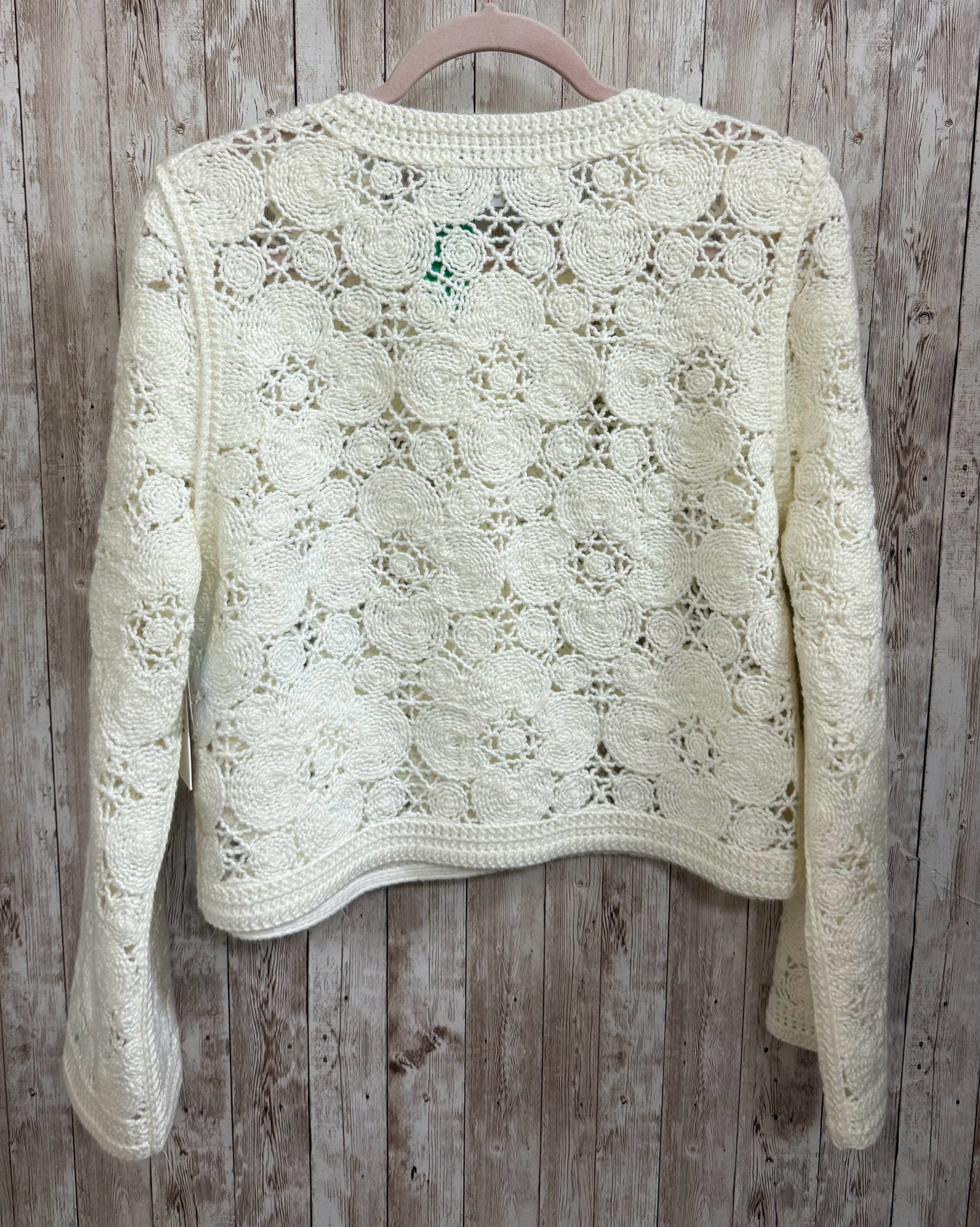 Size L CECE Beige Cardigan