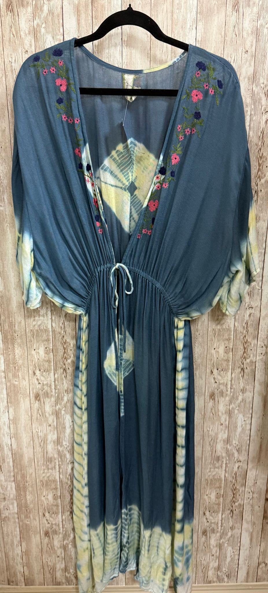 Aratta Silent Journey Size One Size Blue Print Duster