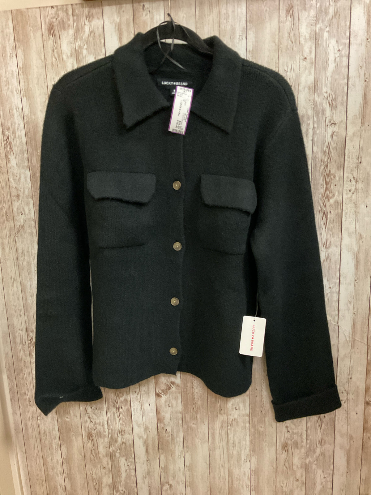 Size M LUCKY BRAND Black Cardigan