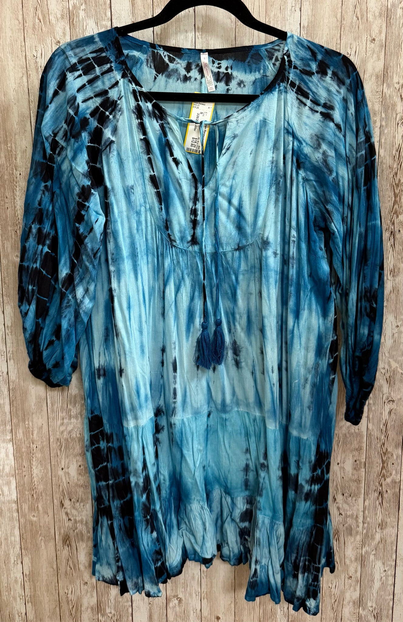 JW Blue Print Women Size S Tunic