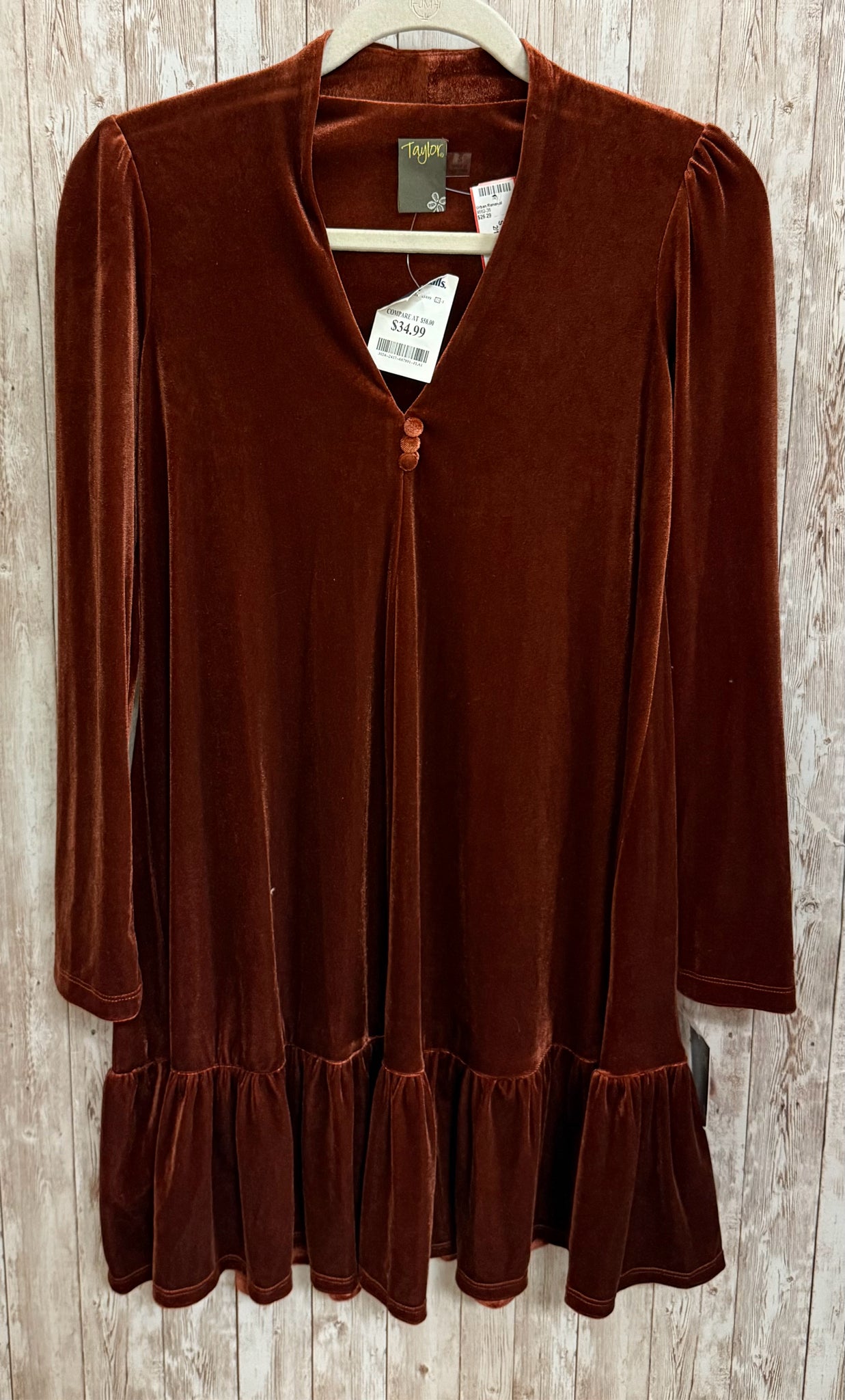 Size S TAYLOR COPPER Dress