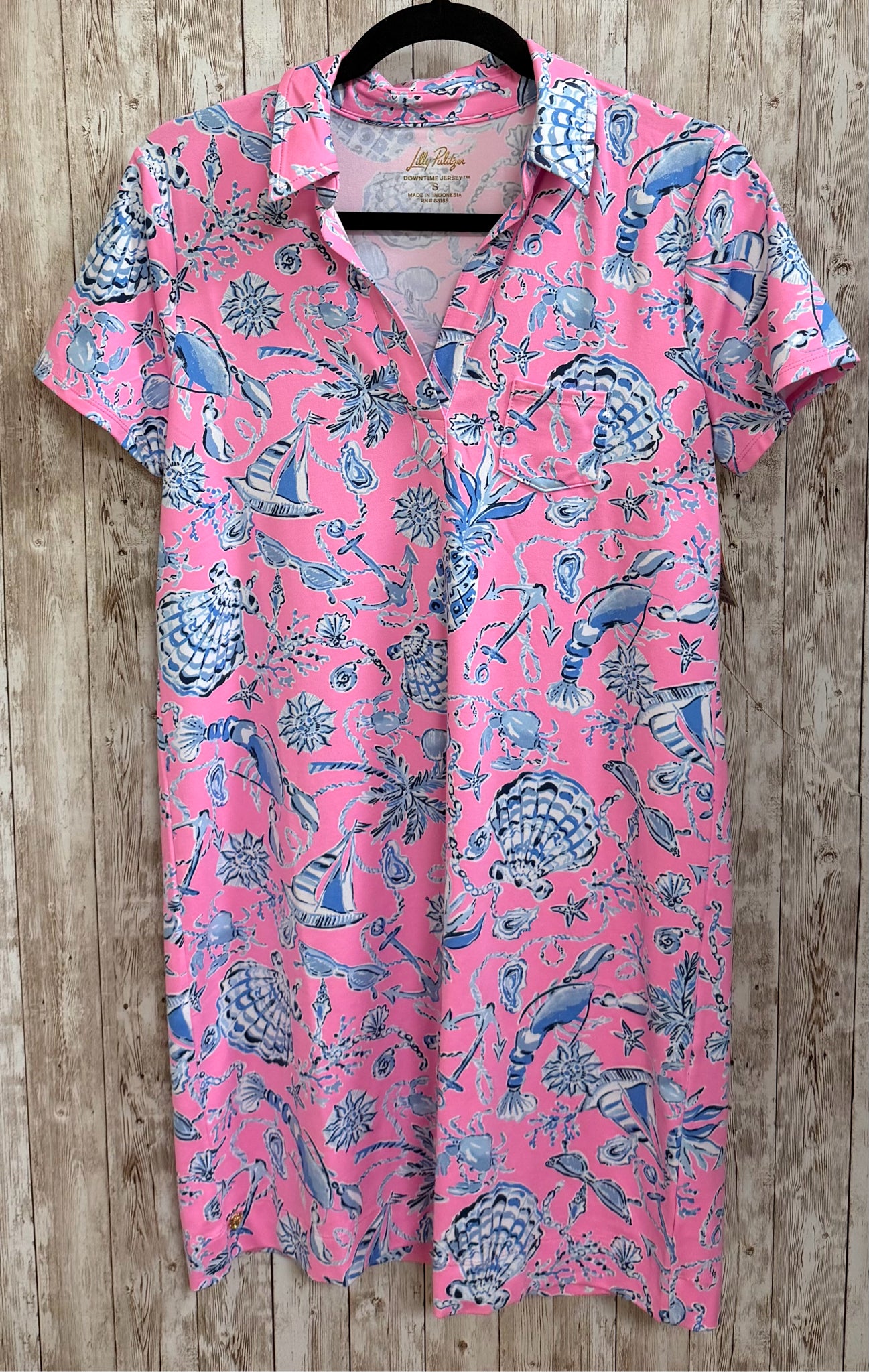 Size S LILLY PULITZER PINK AND BLUE Dress