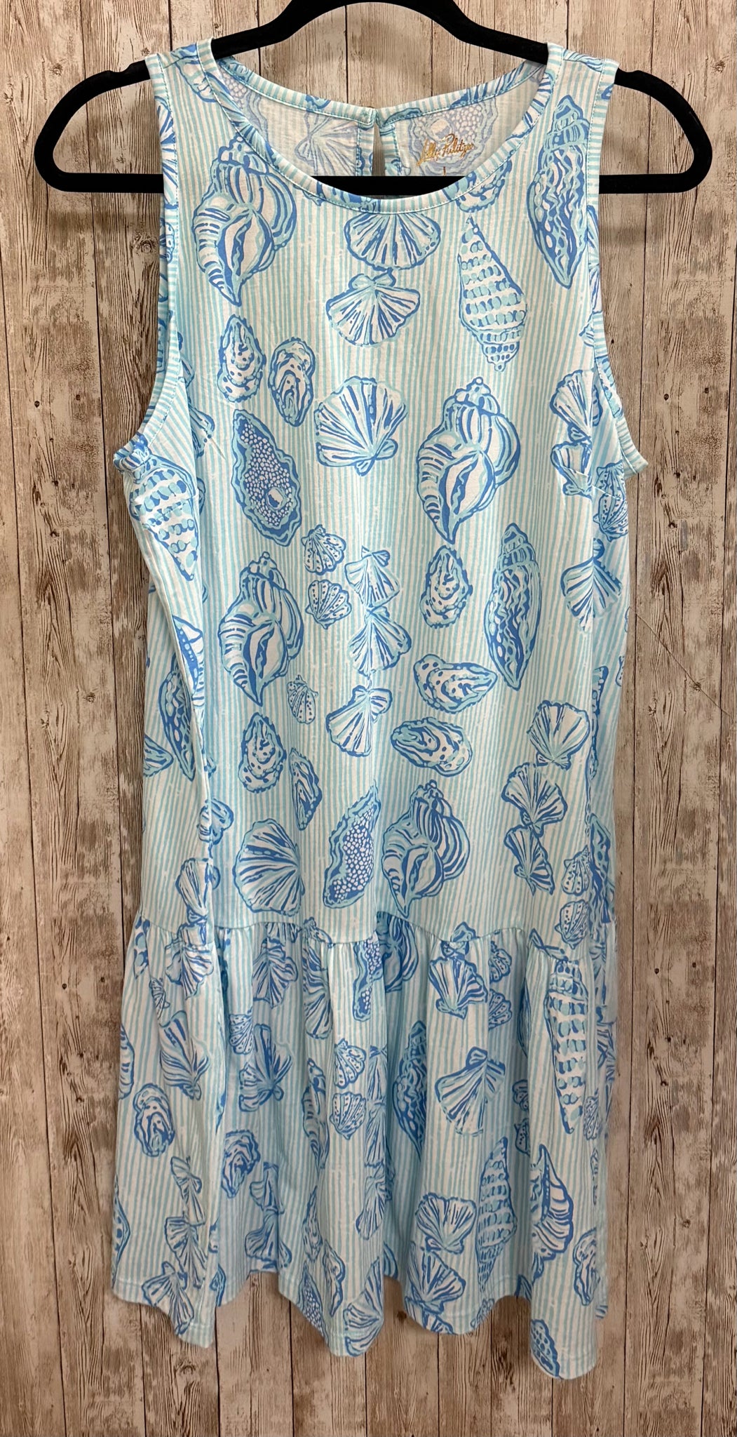 Size L LILLY PULITZER Blue Print Dress