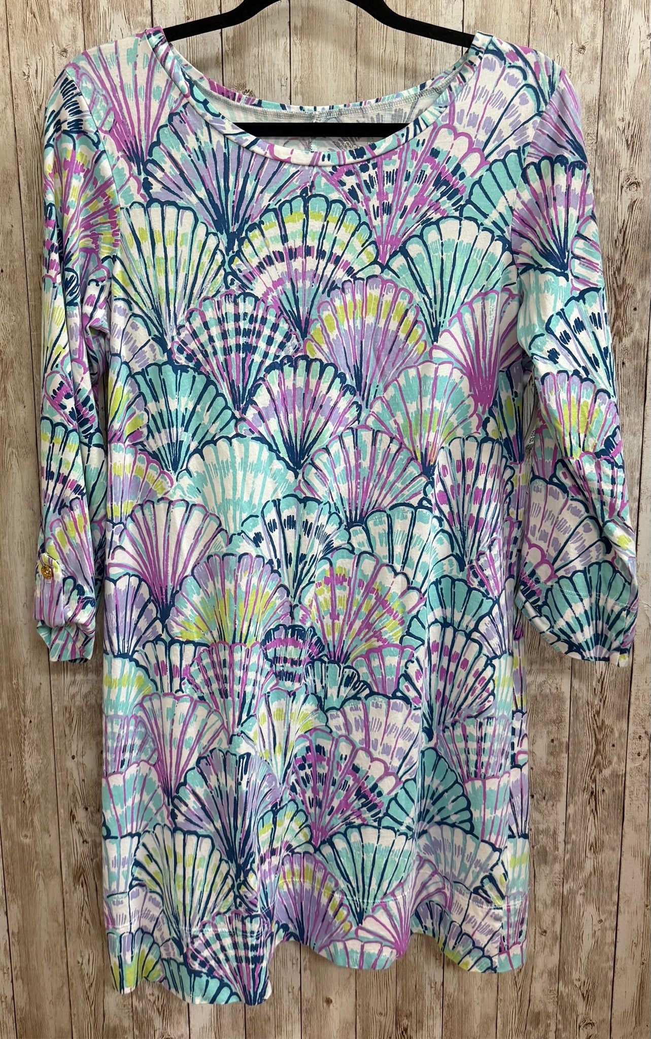 Size L LILLY PULITZER PURPLE AND BLUE Dress