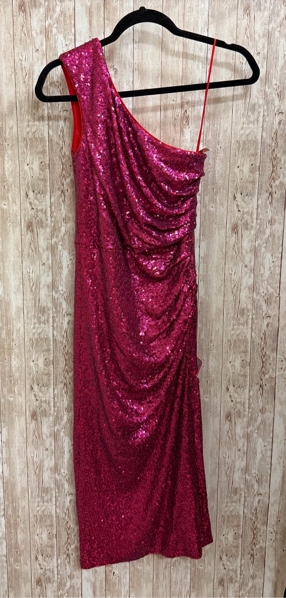 Size S DRESS THE POPULATION PURPLE AND RED Dress