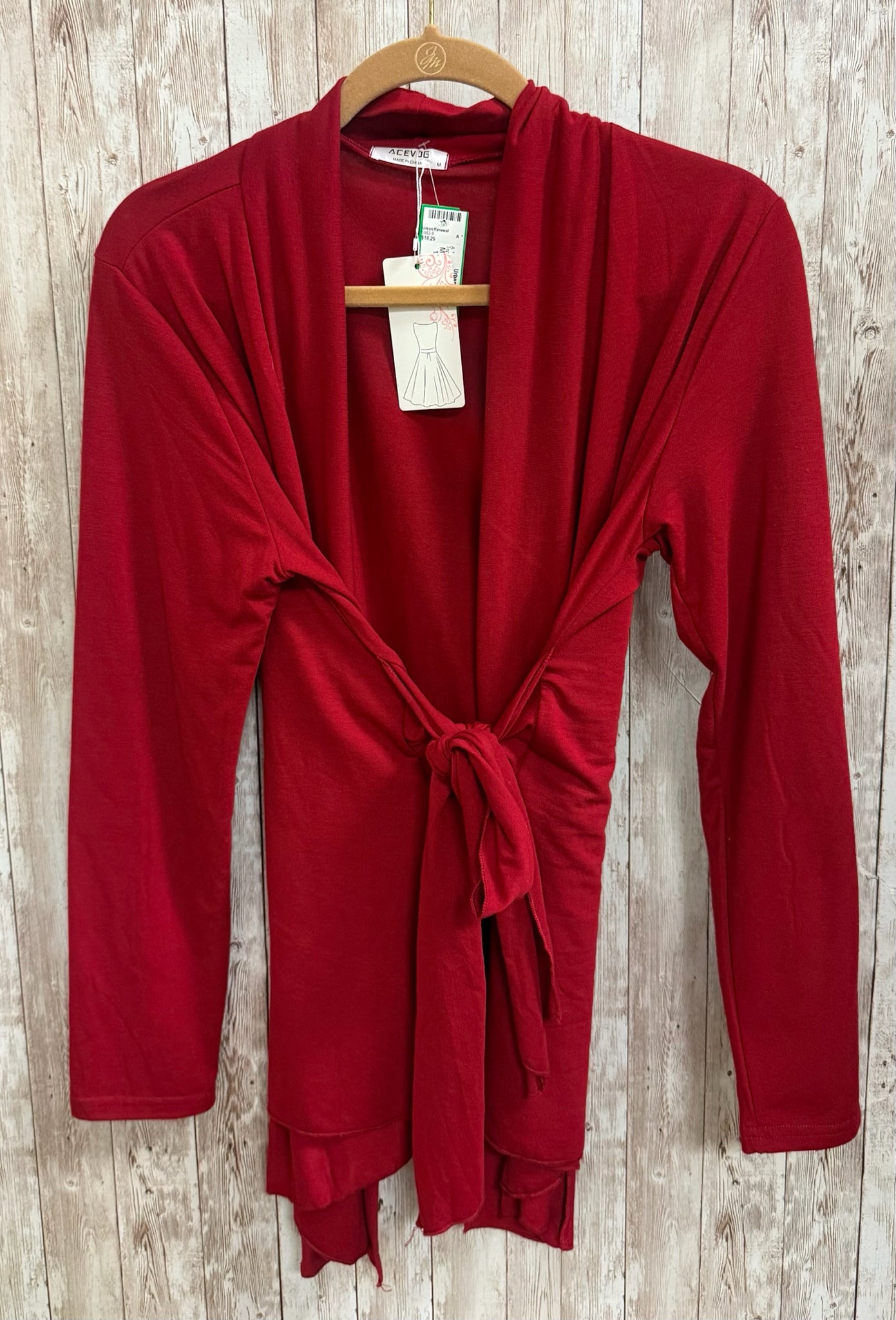 Size M ACEVOG Red Top