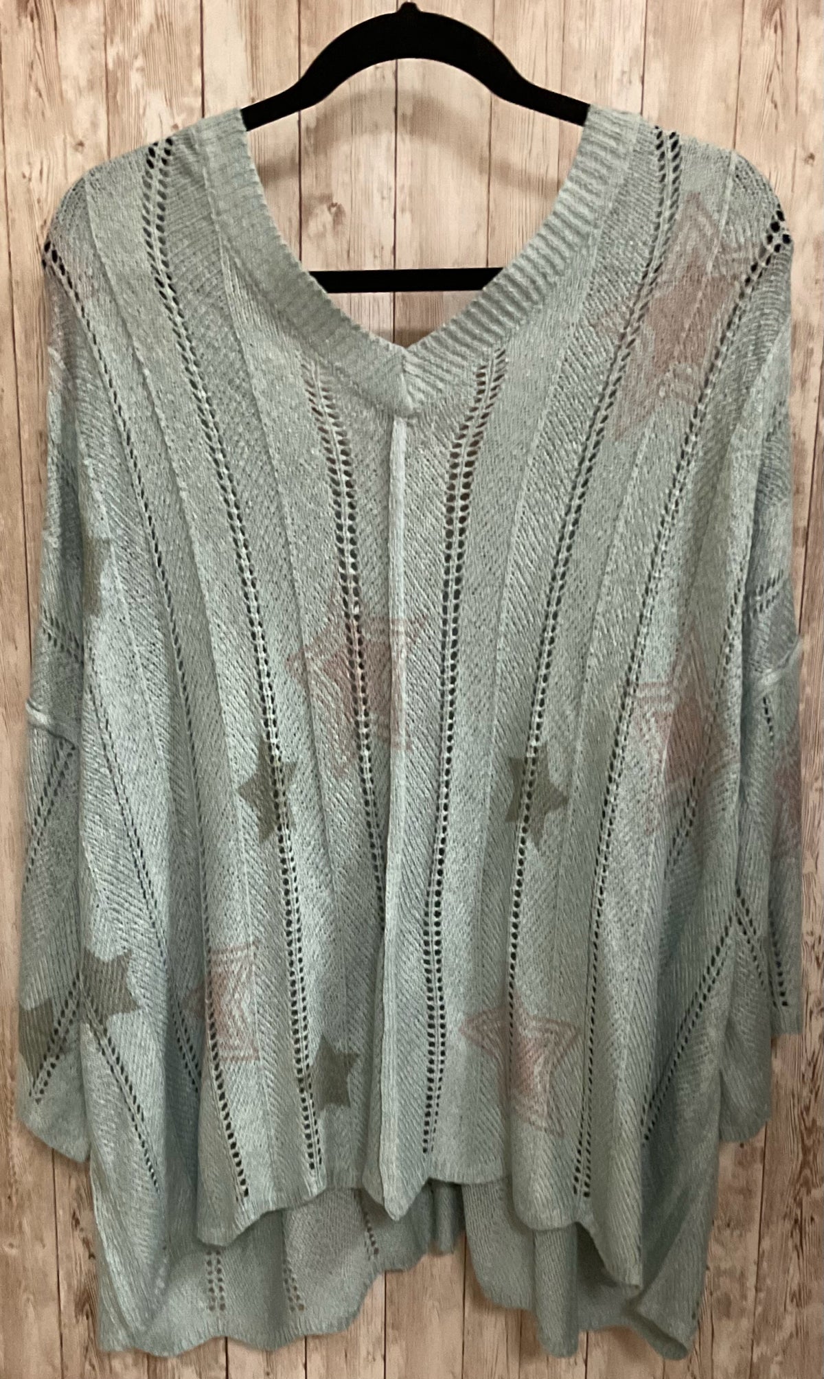 Size S POL Blue Print Top