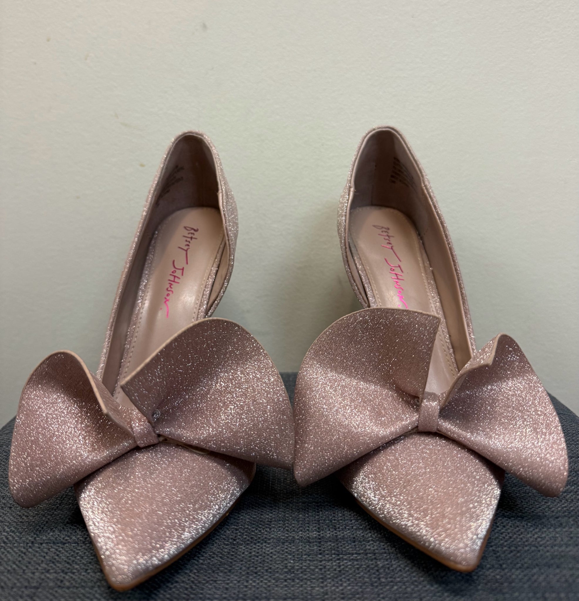 8 BETSEY JOHNSON ROSE GOLD SHOES