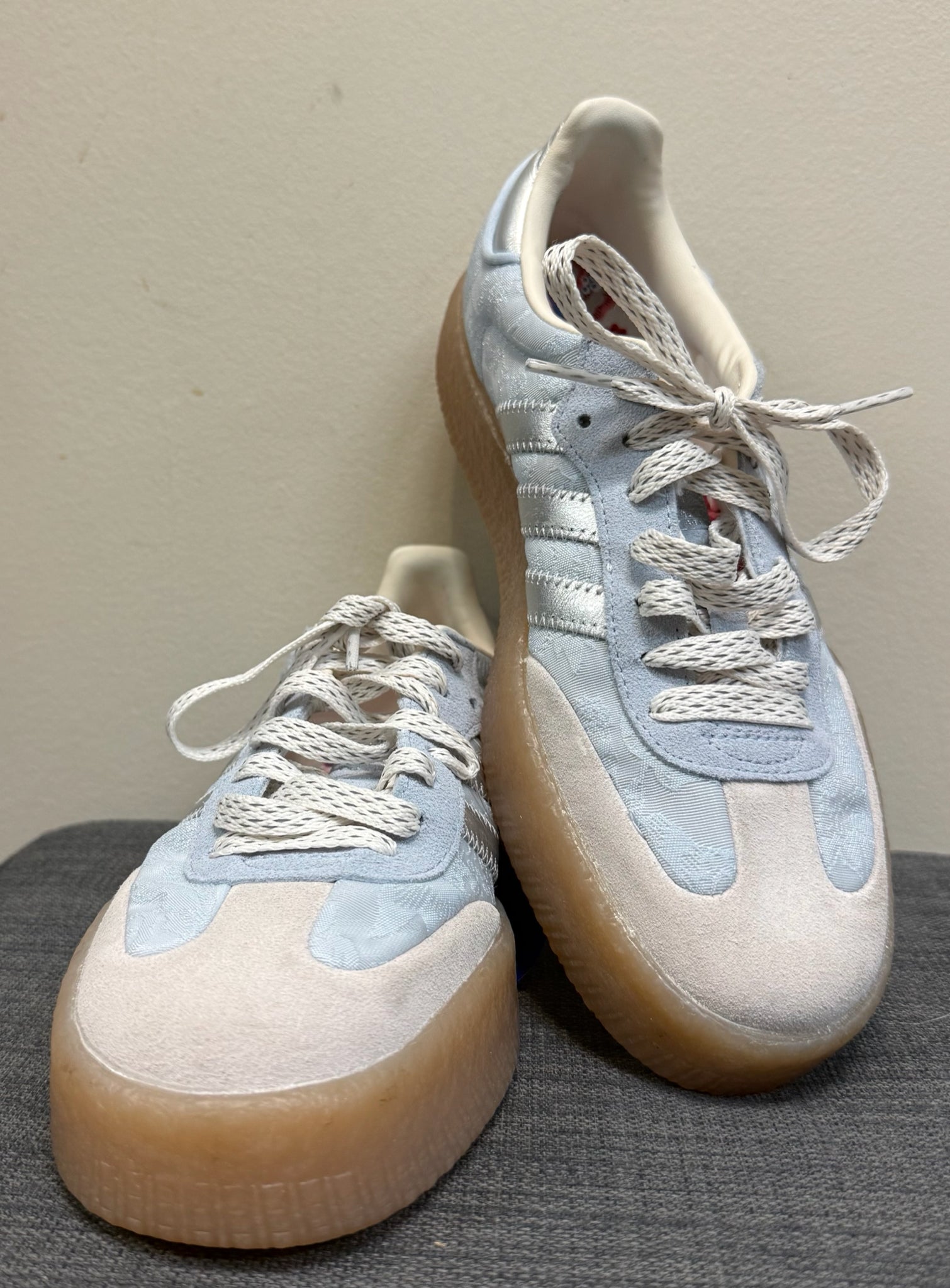 6.5 ADIDAS Light Blue SHOES