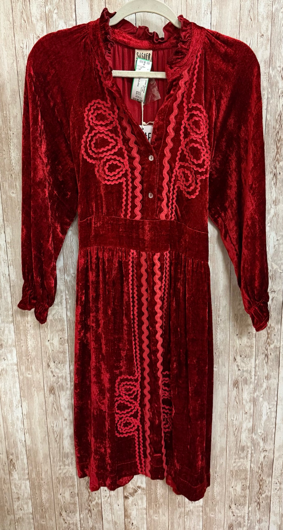 Size XS SISTER MARY Red Dress