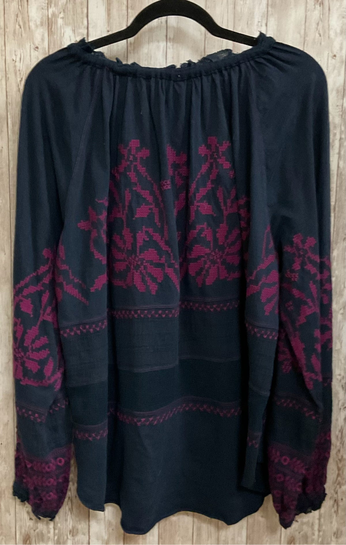 FREE PEOPLE Navy Top