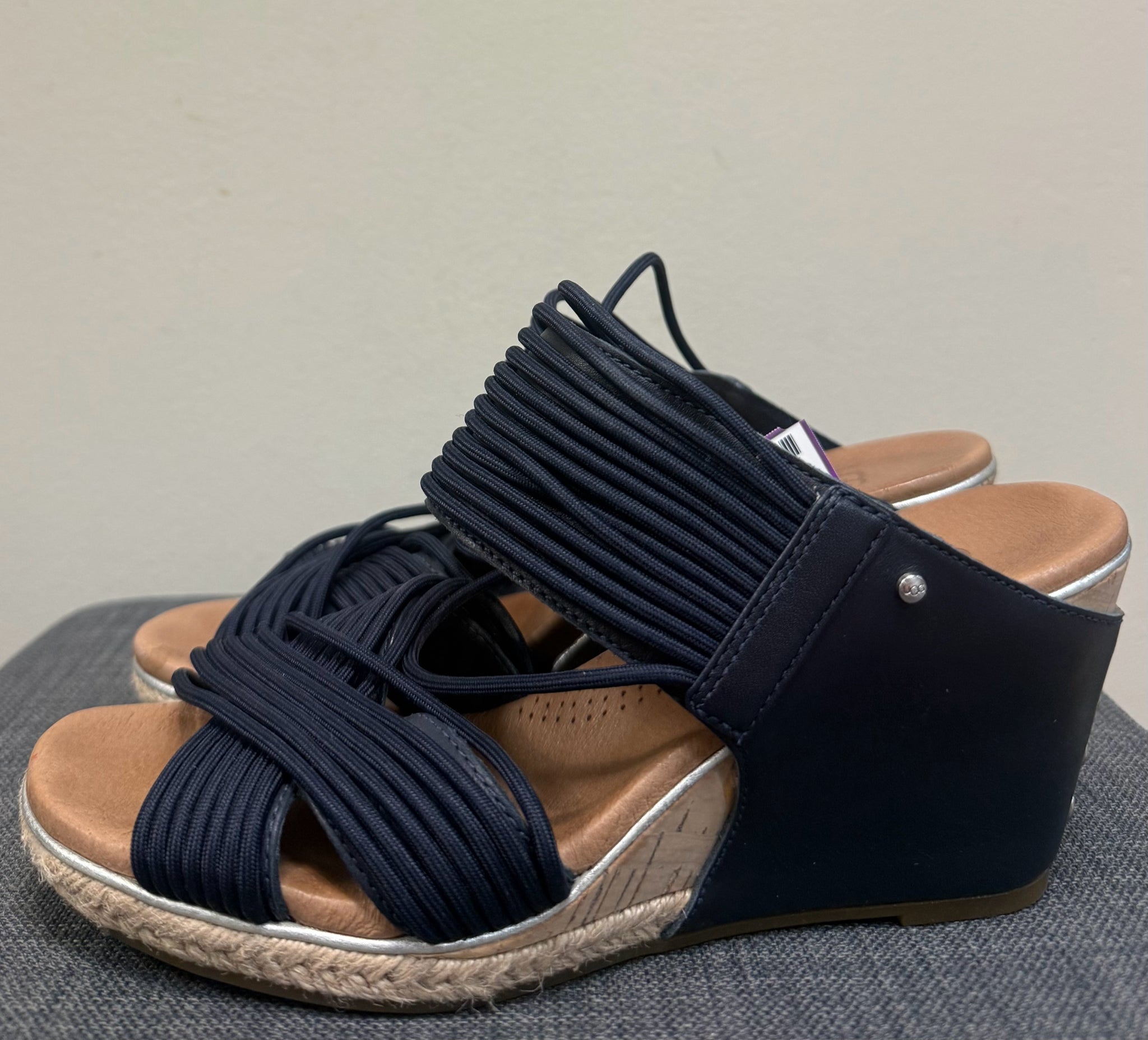 6 UGG Navy Sandals