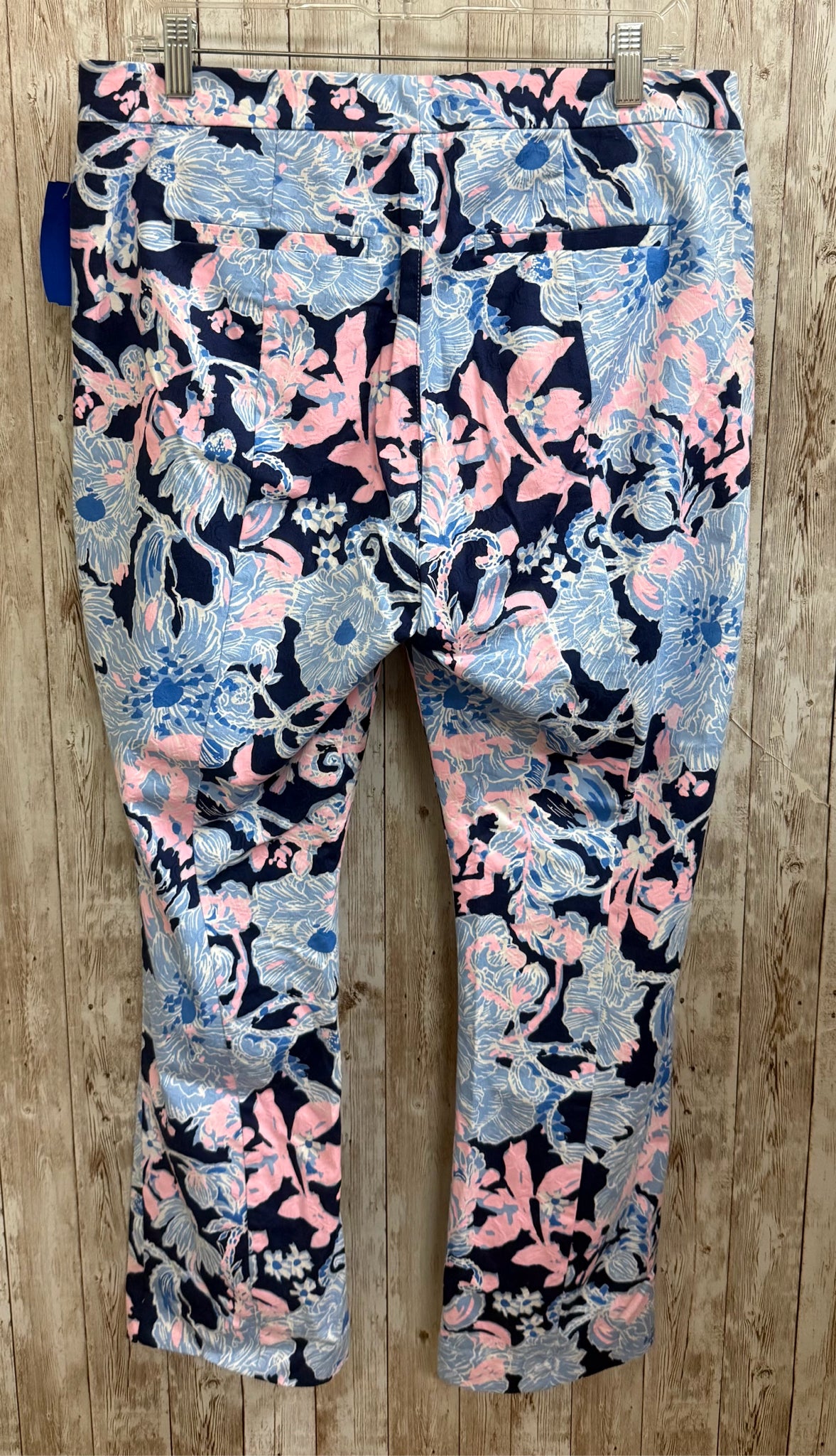 Size 12 LILLY PULITZER BLUE FLORAL Pants