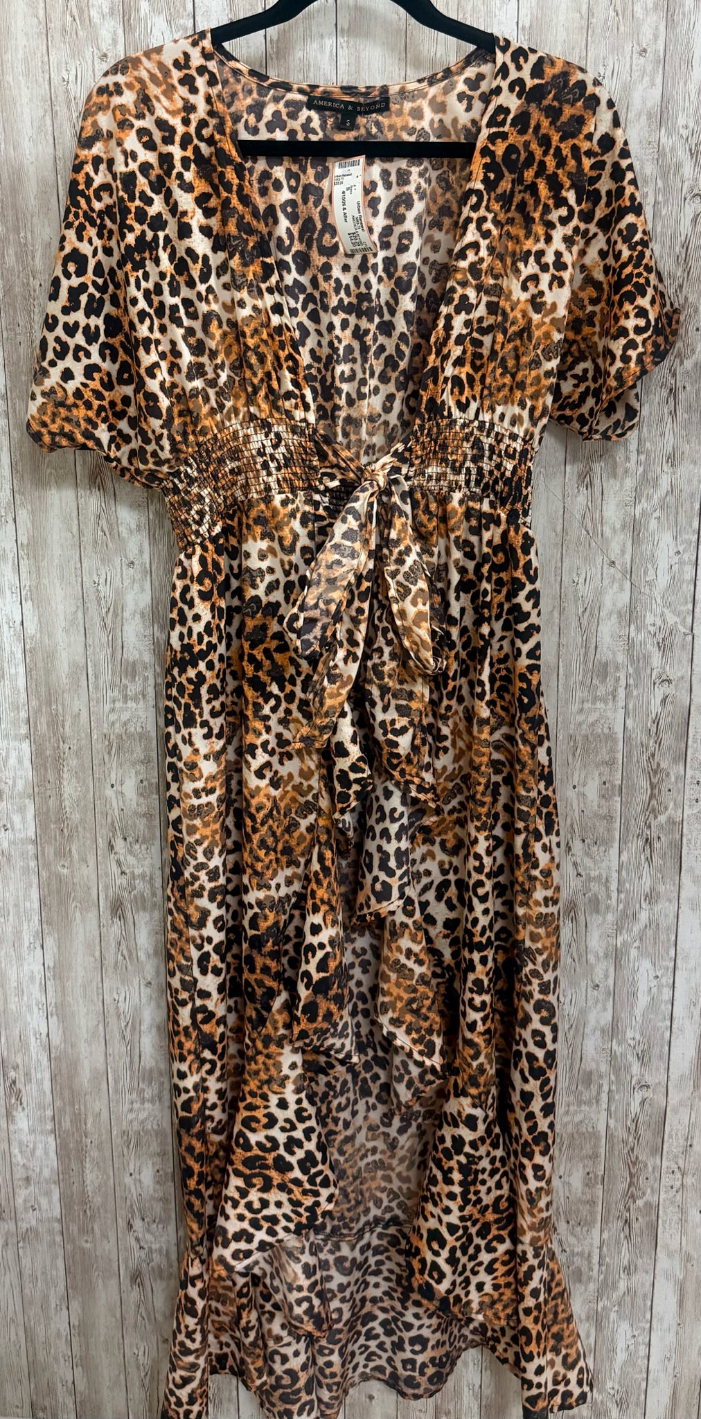 Size S AMERICA & BEYOND Animal Print Dress