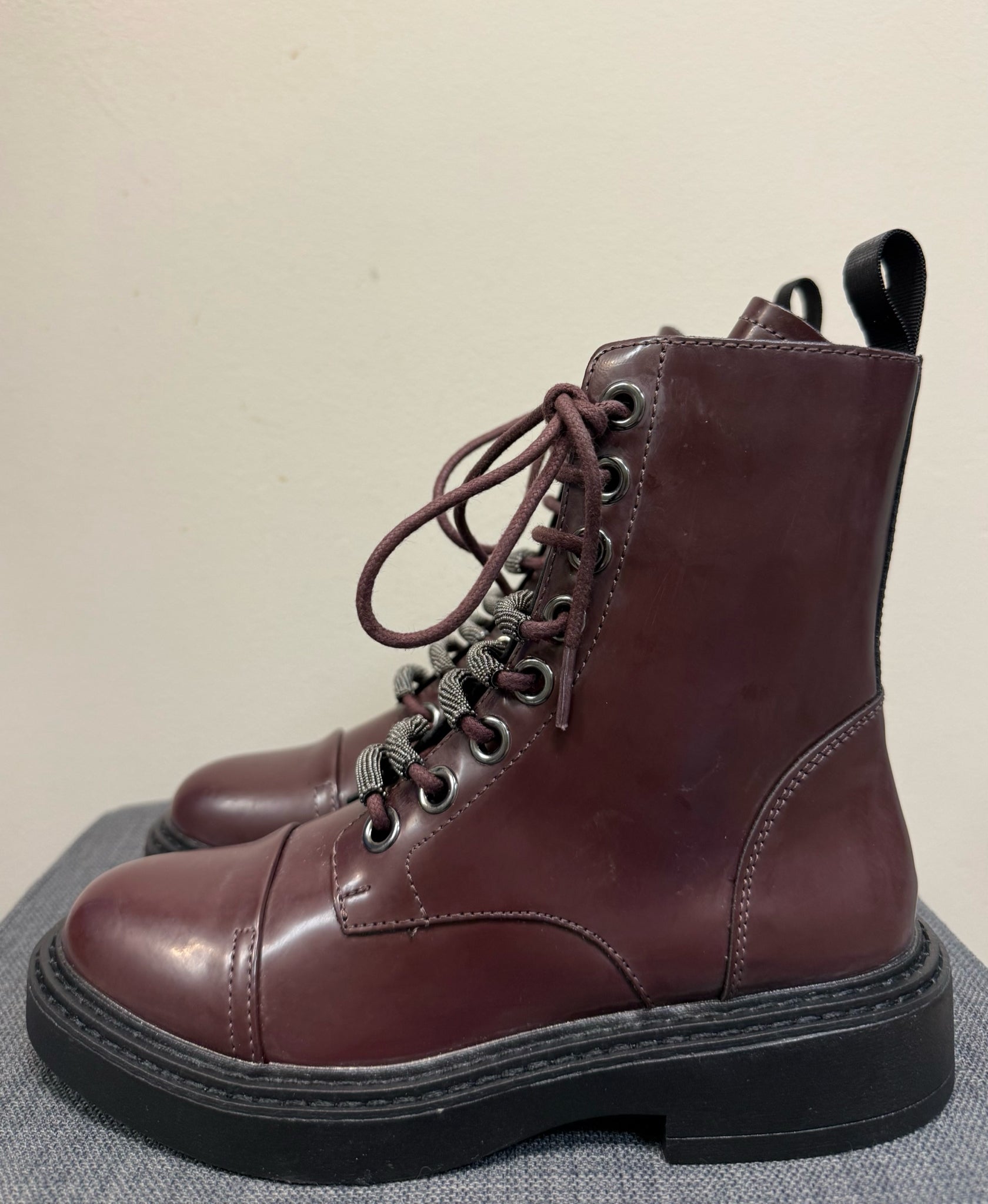 5.5 DKNY Purple Boots