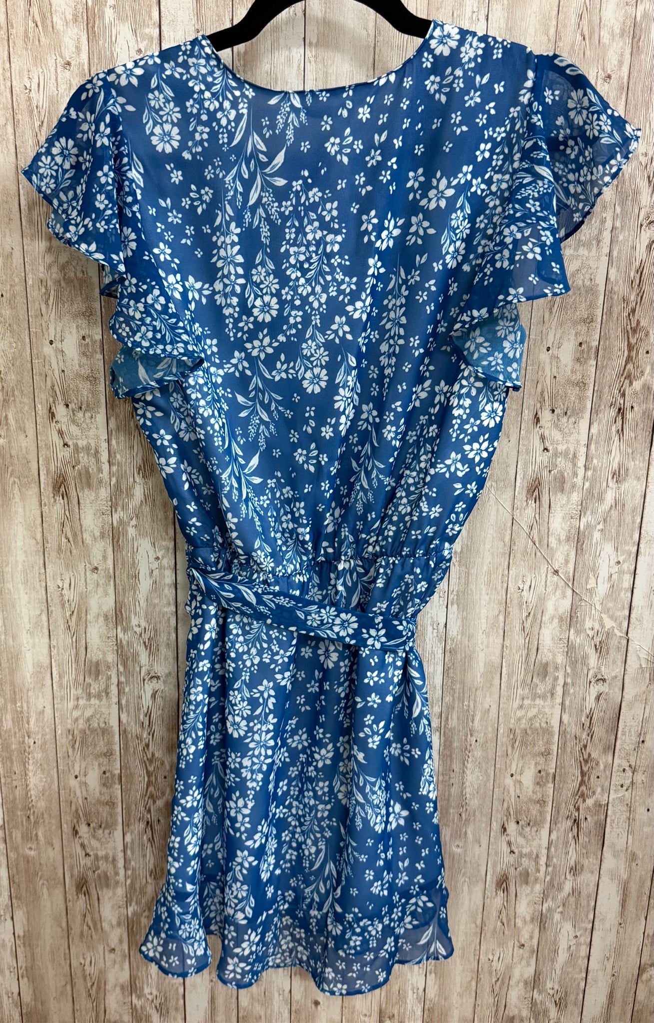 Size S AMANDA UPRICHARD BLUE FLORAL Dress