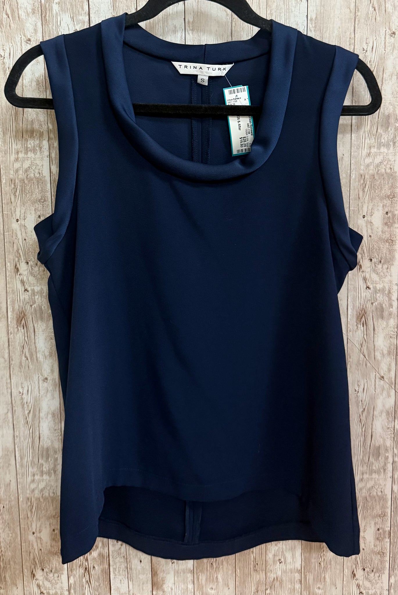 Size S TRINA TURK Navy Top