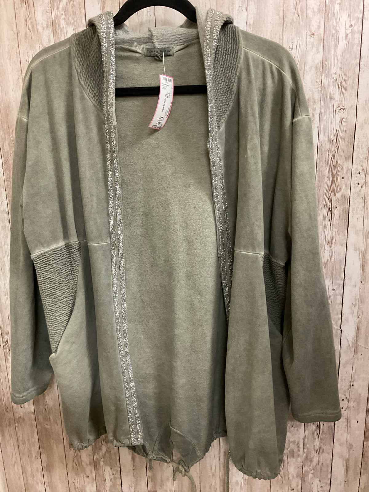 Size S/M TEMPO PARIS Olive Jacket