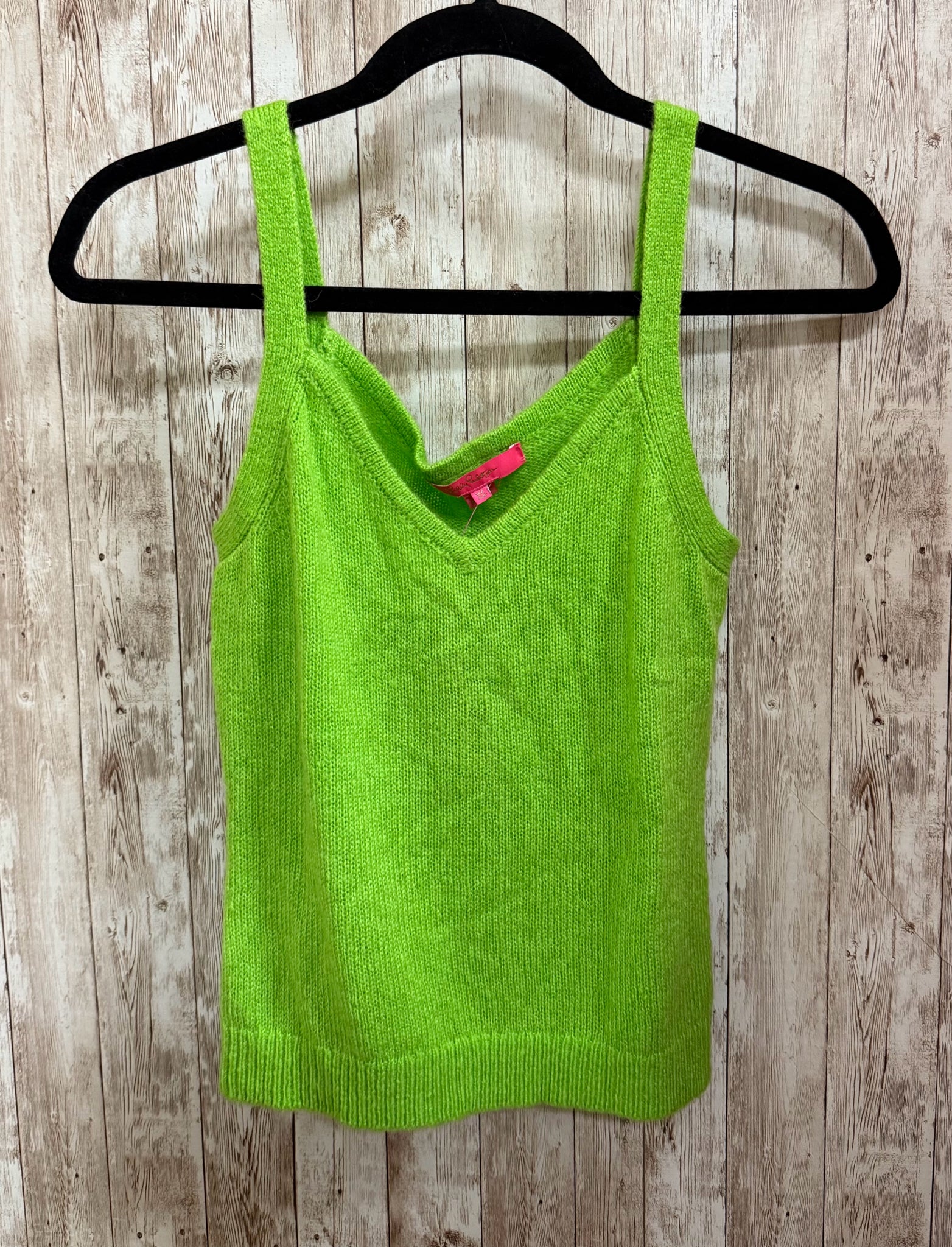 Size XS LILLY PULITZER Lime Green 2 PC Top