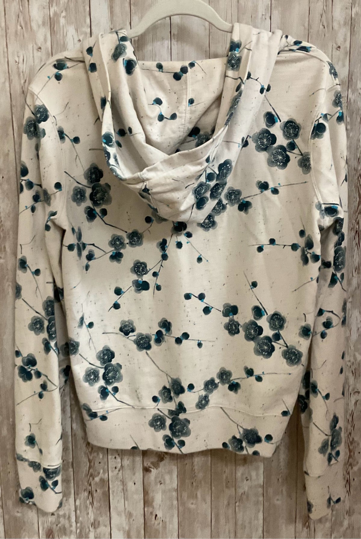 Size L LUCKY BRAND Beige Print Jacket