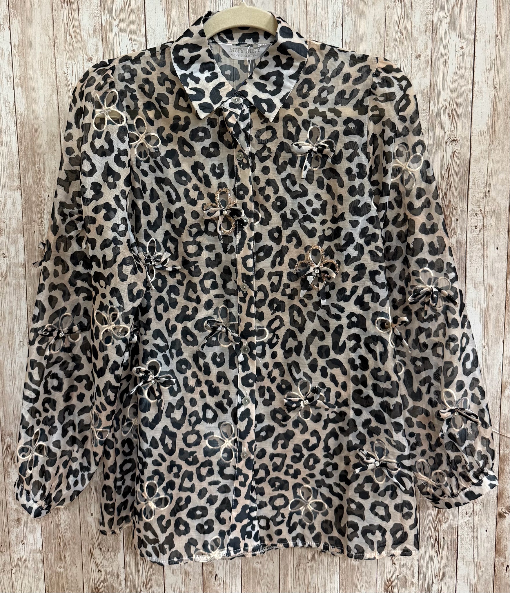 Size L MUY MUY TAN ANIMAL Top