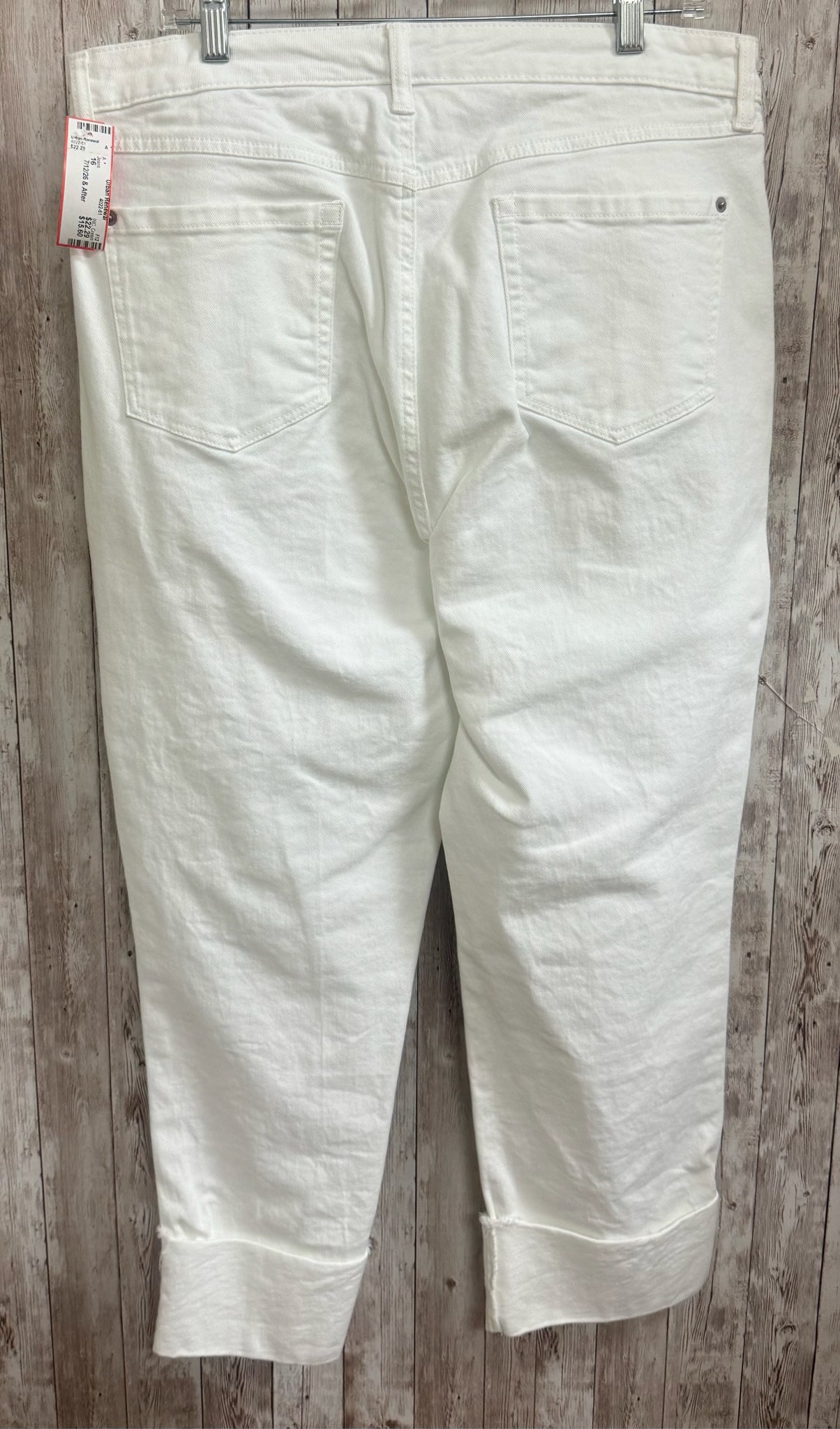 Size 16 INC Cream Jeans