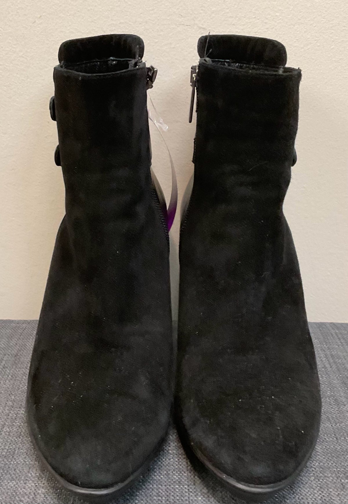 8 AQUATALIA BLACK SUEDE SHOES