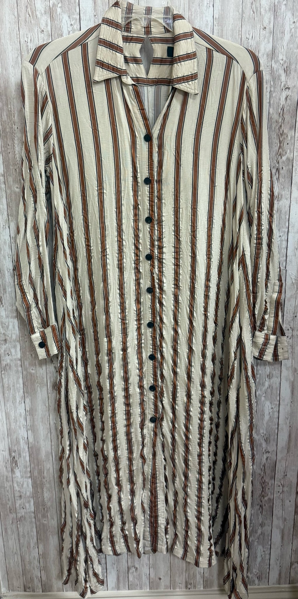 Size 4 RACHEL COMEY Tan stripe Dress