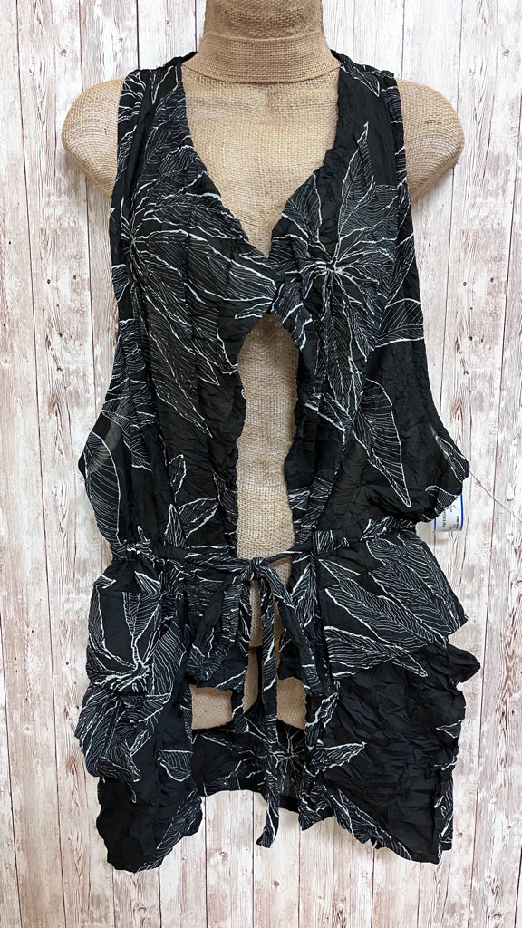 ALEMBIKA Size S BLACK AND WHITE Duster