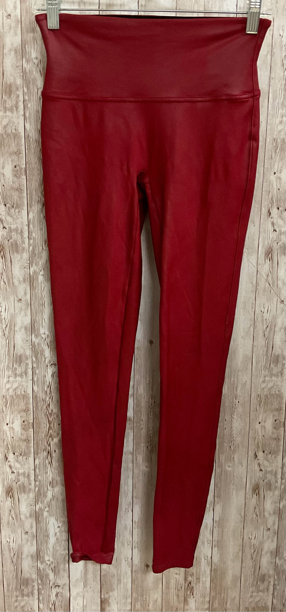Size M SPANX Red Leggings