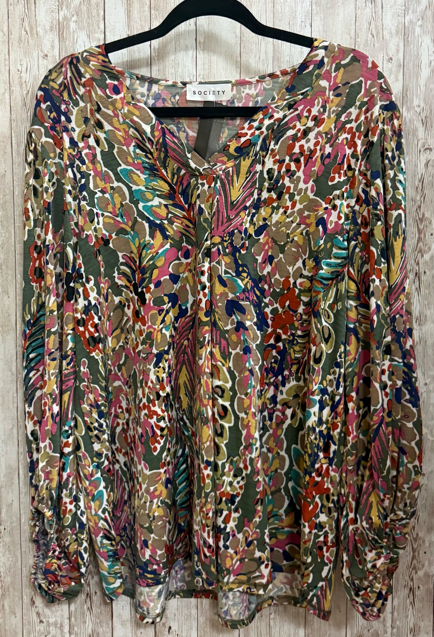Size M SOCIETY TAN MULTI Top