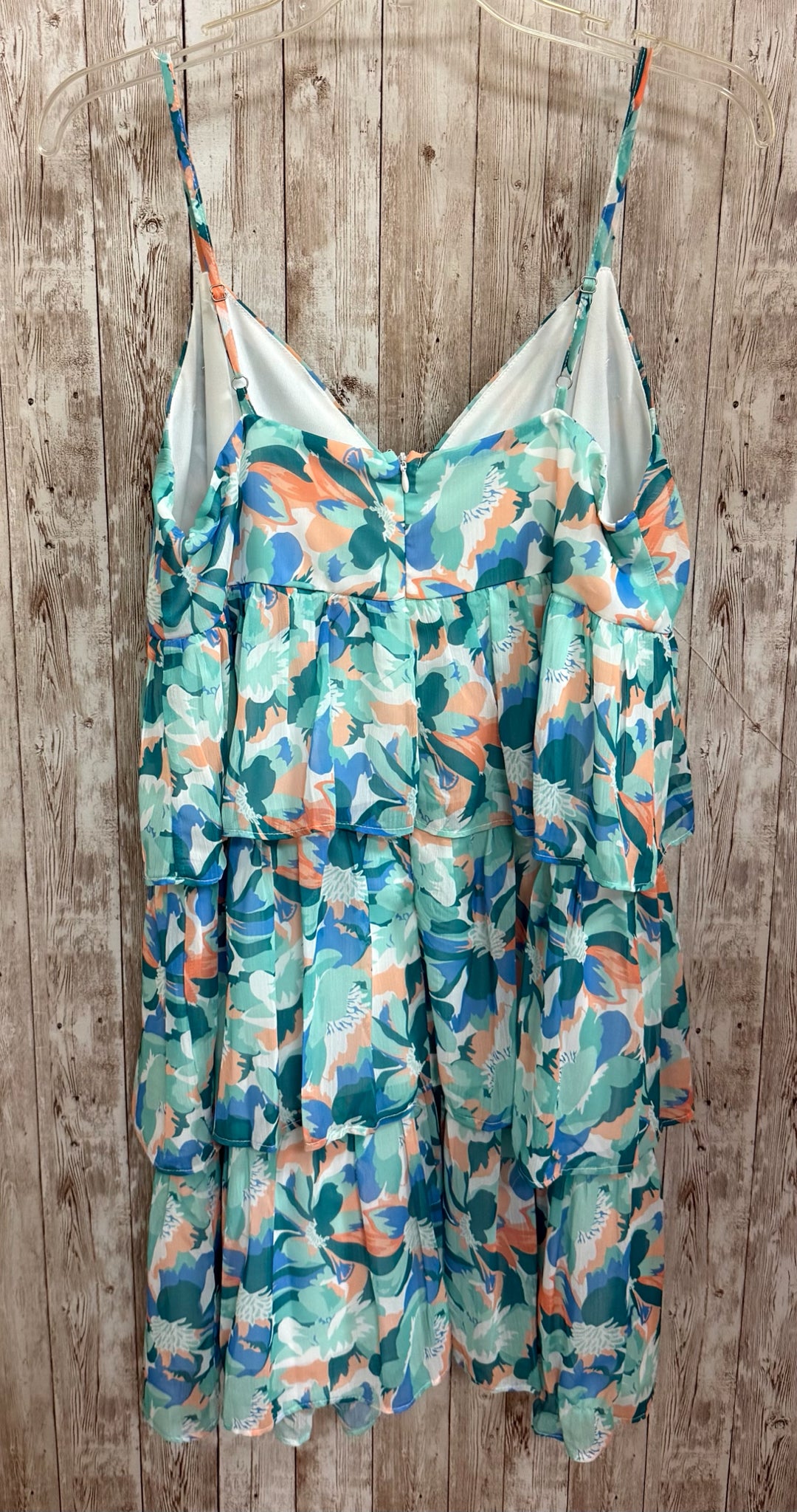 Size L SHE+SKY MINT FLORAL Dress